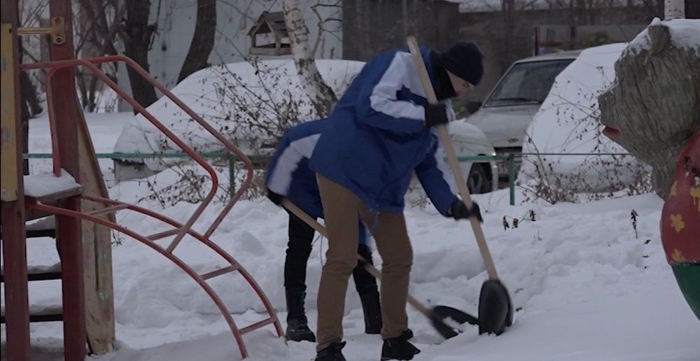 Омск накрыл "Снежный десант"