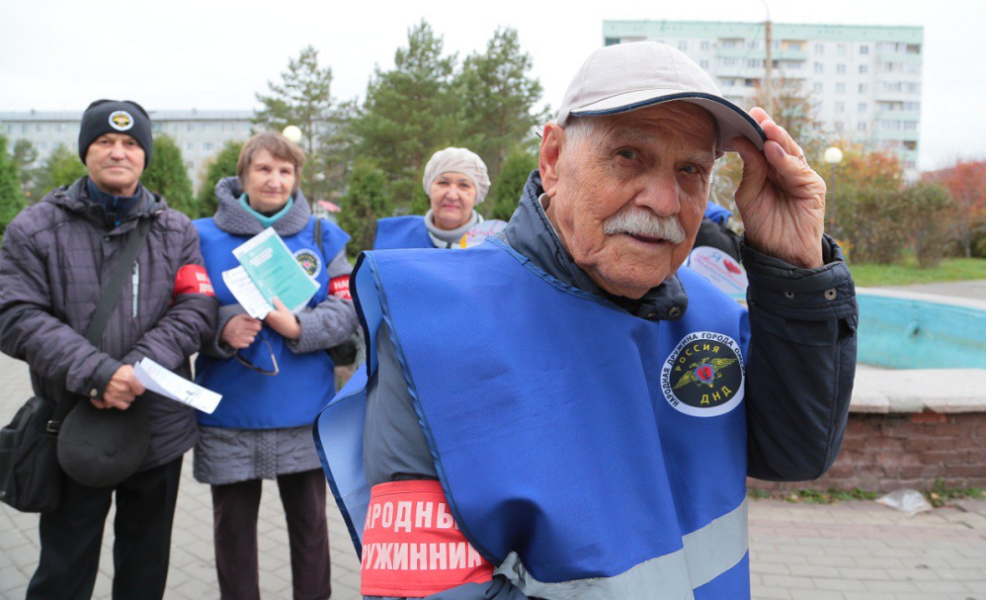 Самому возрастному омскому дружиннику исполнилось 93 года
