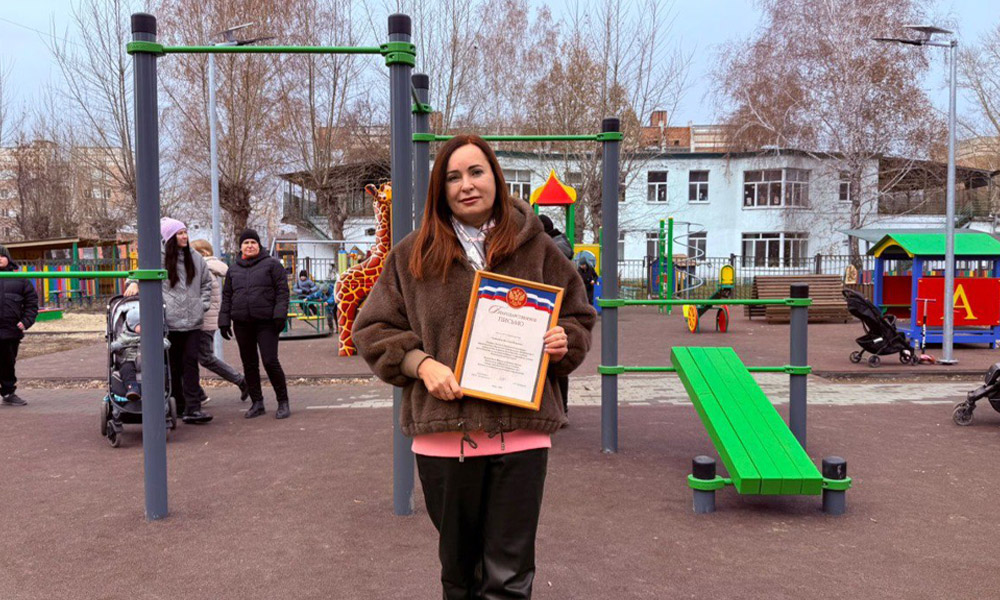 В Омске появилась детская площадка в Центральном округе