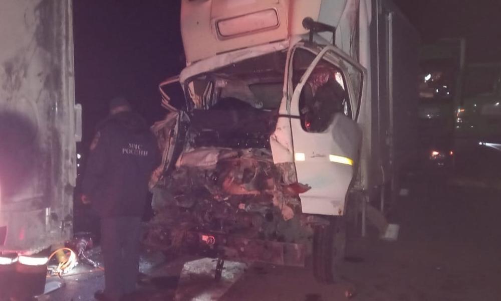 В Омской области водитель погиб, наехав на стоявшую на обочине фуру