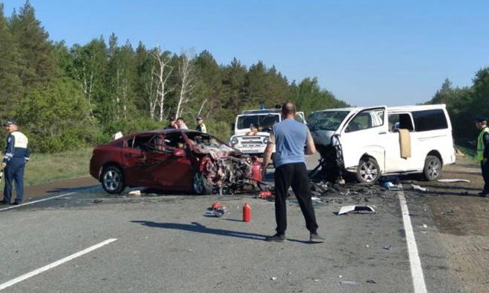 Число погибших в жуткой аварии на трассе Омск — Черлак увеличилось до шести