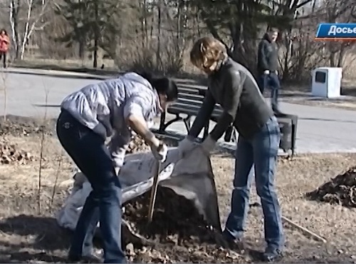 Омичи выйдут на уборку улиц