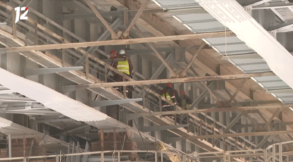 Виталий Хоценко сообщил, что работы на мосту им. 60-летия ВЛКСМ идут по плану