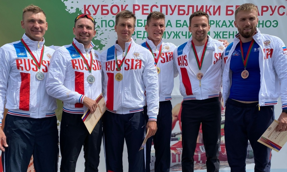 Омские гребцы неоднократно поднялись на пьедестал на Кубке Беларуси