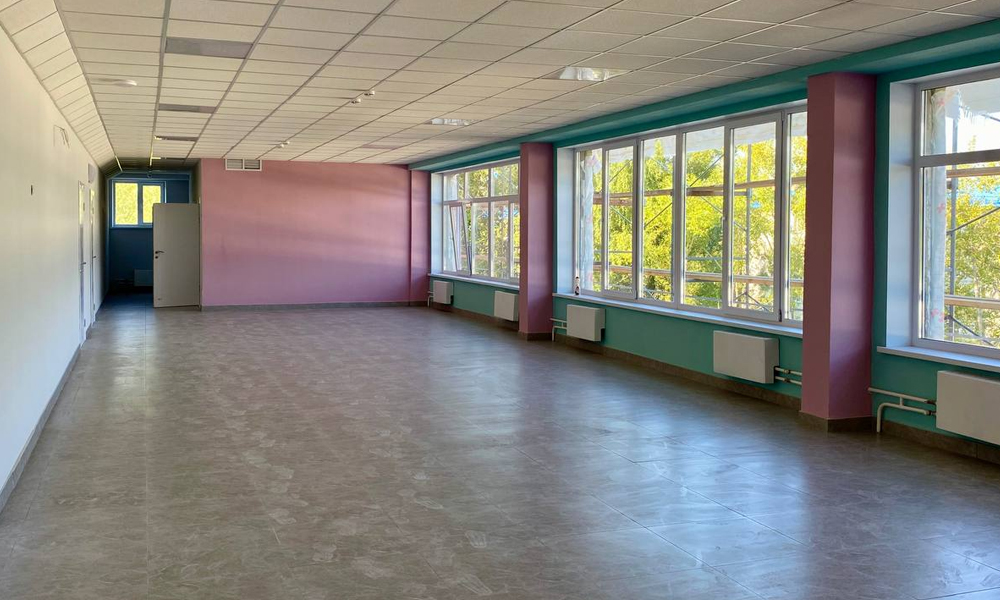 В омской школе № 82 завершают капитальный ремонт