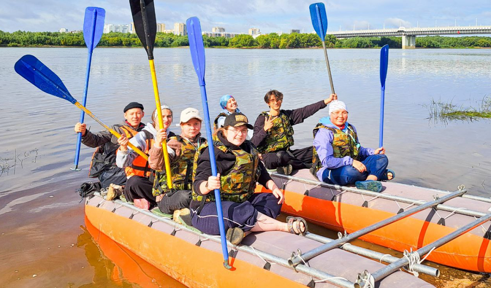 В Омской области на Иртыше состоялся «НЕурок географии»