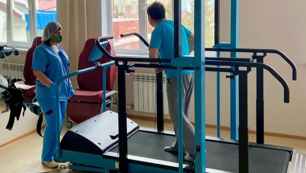 В новом отделении медицинской реабилитации омской БСМП № 1 лечение прошли уже более ста пациентов