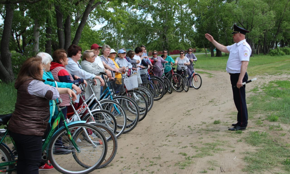 В Русско-Полянском районе состоялся веломарафон здоровья