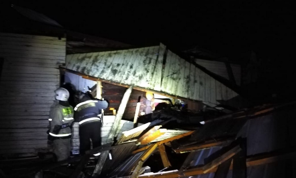 В омских Нефтяниках произошёл взрыв газа 