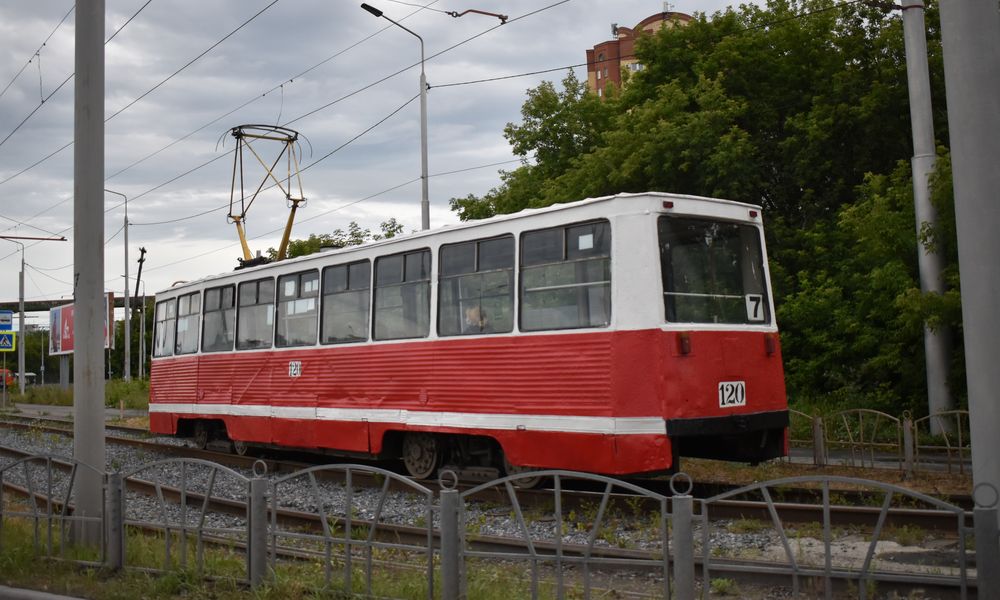 В Омске трамваи № 1, 4, 7 будут следовать по укороченной схеме