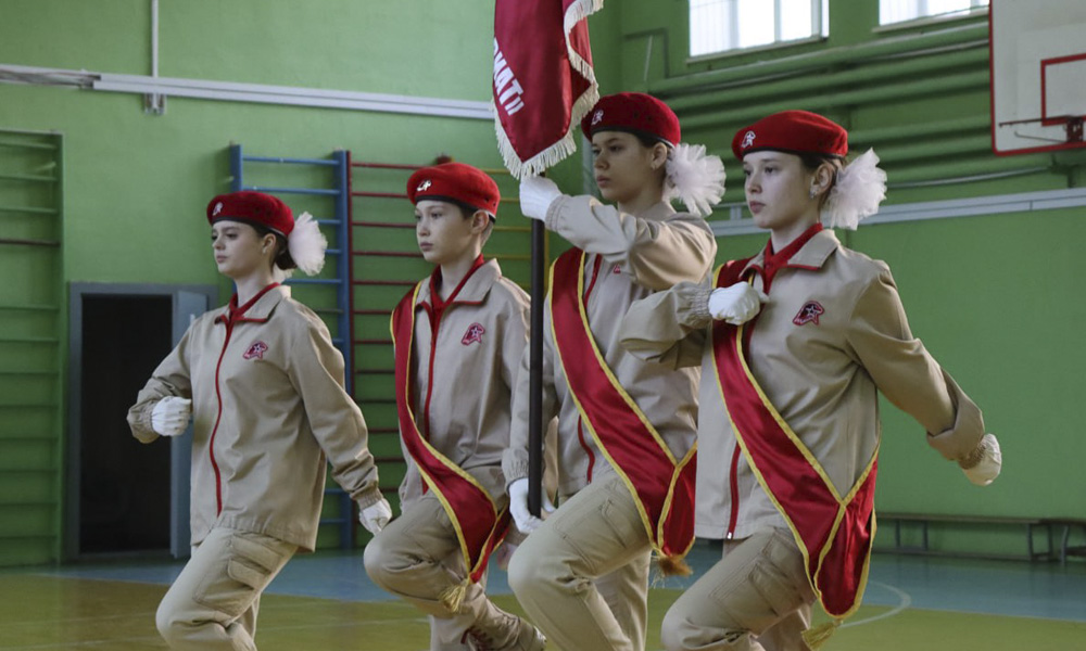 В ОмГПУ торжественно стартовал месячник патриотизма юнармейцев Омской области под знаком единства народов