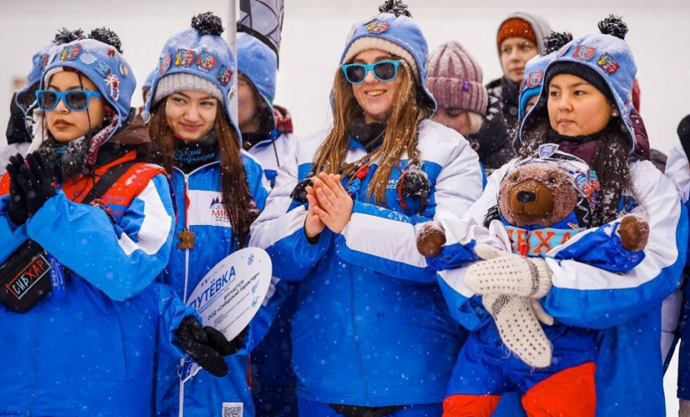 Омск присоединился к всероссийской патриотической акции «Снежный десант РСО»