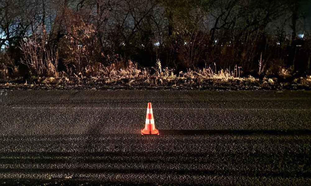 В Омской области водитель иномарки сбил пешехода на обочине дороги  