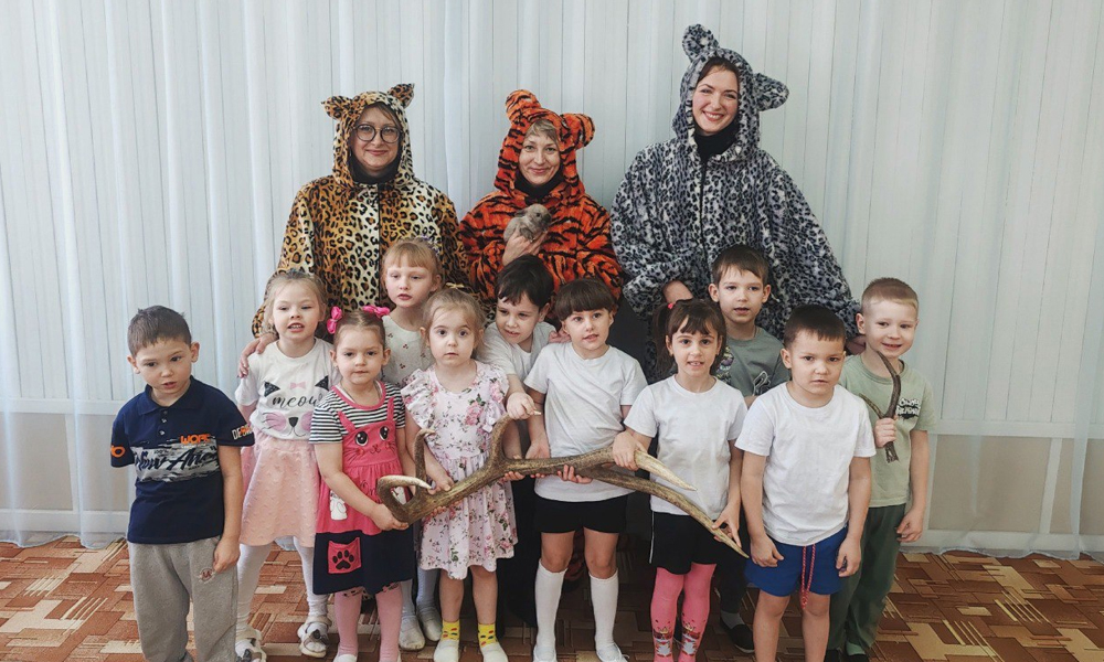 Большереченский зоопарк провёл выездные занятия для дошкольников Муромцевского района