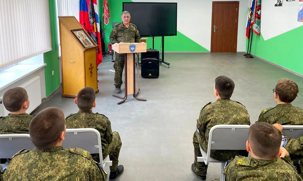 В Казачьем кадетском корпусе имени маршала Язова прошёл особенный «Урок мужества»