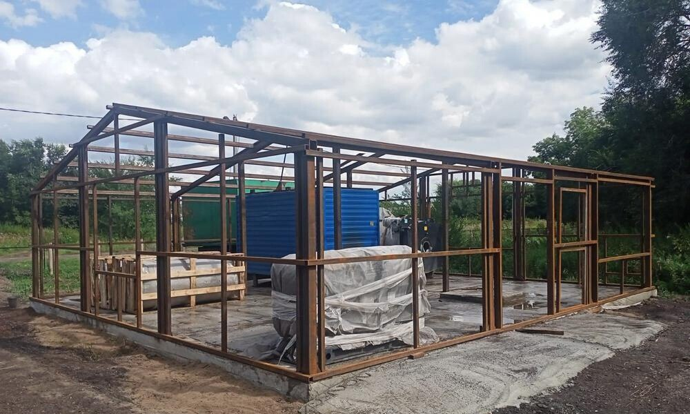 В селе Берёзовка ведётся строительство новой газовой локальной котельной