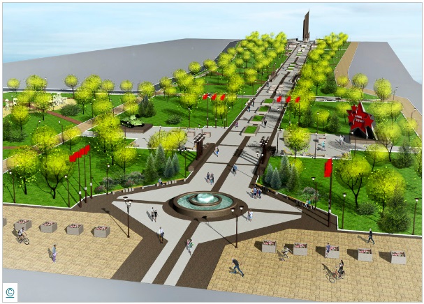 В Омске на бульваре Победы появится площадка для праздников