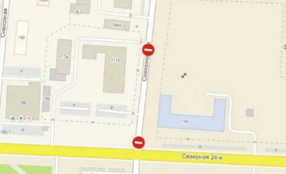 На одной из улиц Центрального округа Омска до конца года запретили проезд