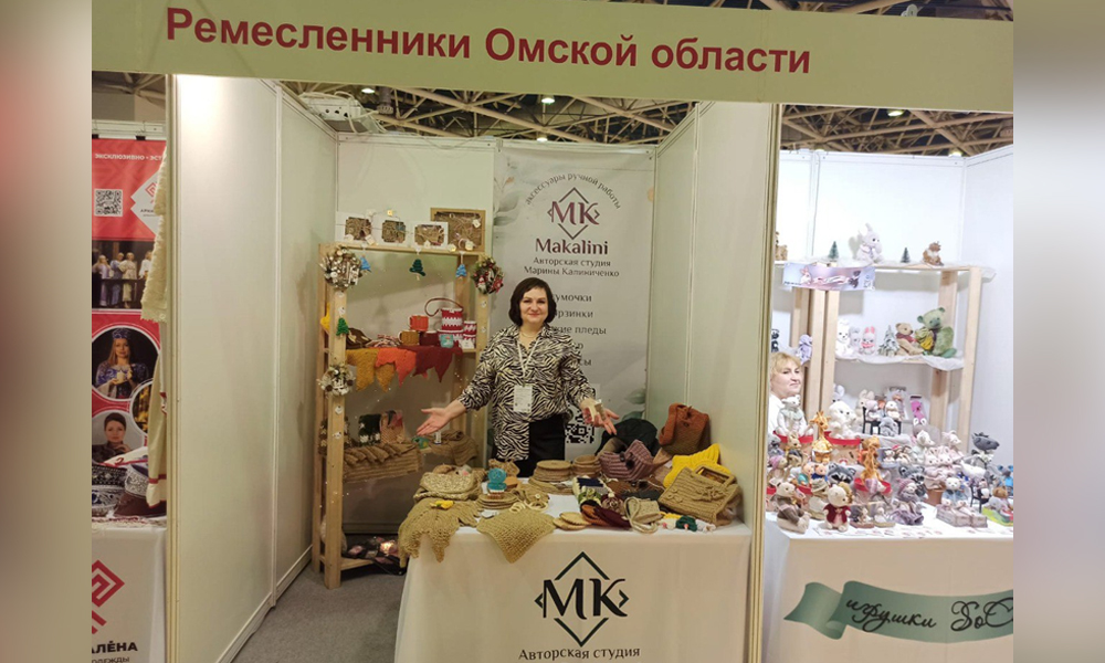 Омские ремесленники показали свои изделия на всероссийской выставке в Москве