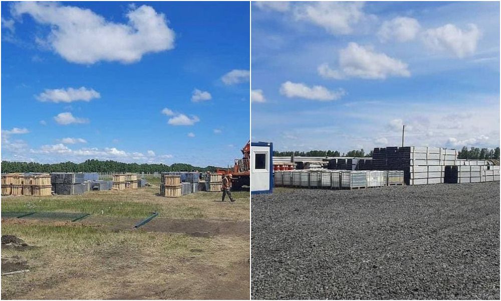 В Русско-Полянском районе строят вторую омскую солнечную электростанцию