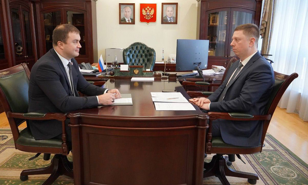 Виталий Хоценко обсудил совместную работу с руководителем Федерального фонда обязательного медицинского страхования России