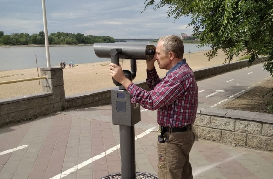 Омичи теперь могут увидеть город через смотровой бинокль 