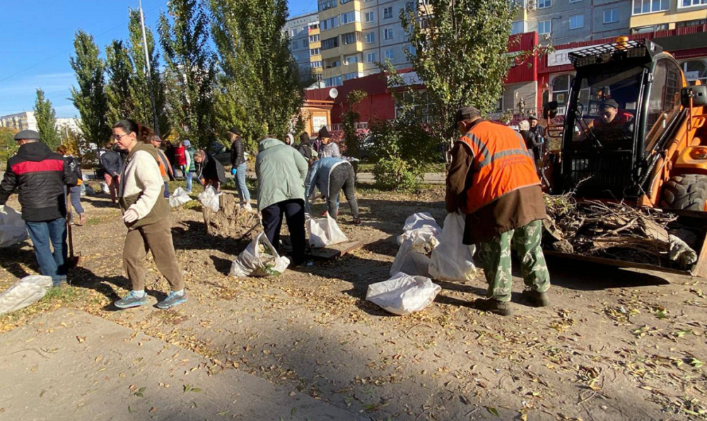 В Омске состоялся общегородской субботник