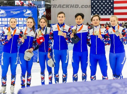 Омич Павел Ситников завоевал 2 золота на Кубке мира по шорт-треку