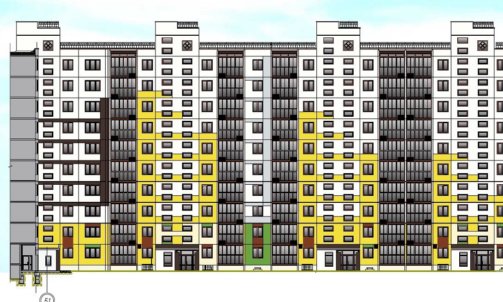 В Омске в микрорайоне Биофабрика появится новый 11-этажный дом
