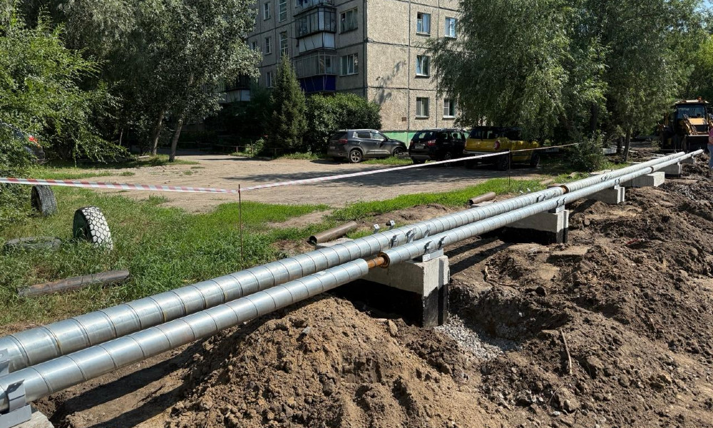 В омском посёлке Черёмушки заменят почти 14 км тепловых сетей