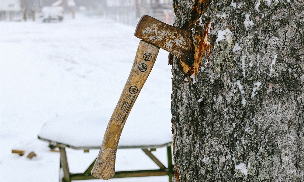 Омич в ходе конфликта чуть не зарубил топором своего 89-летнего отца 