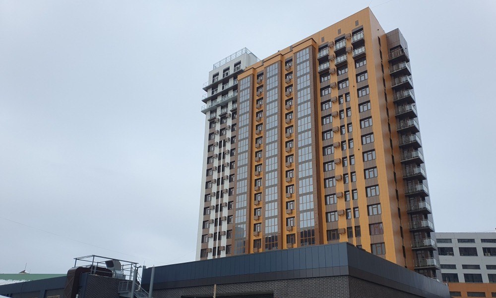 В Центральном округе Омска ввели в эксплуатацию многоэтажный дом 