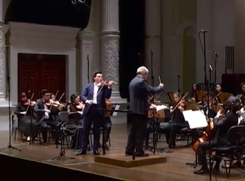 Обладатель Гран-при Омского международного турнира скрипачей им. Ю.И. Янкелевича стал лучшим на конкурсе Чайковского