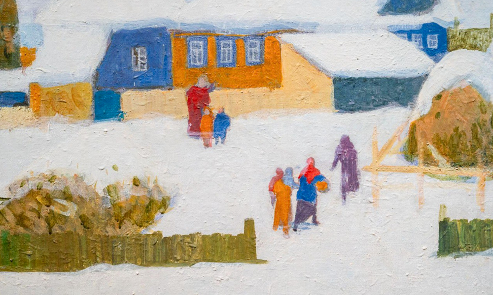 В омском «Либеров-центре» открылась зимняя выставка «А снег идёт...» (6+)