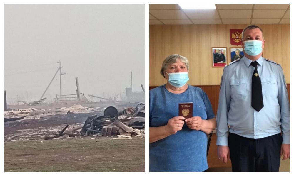 Омским погорельцам из деревни Каракуль и посёлка Северо-Любинского уже выдали паспорта