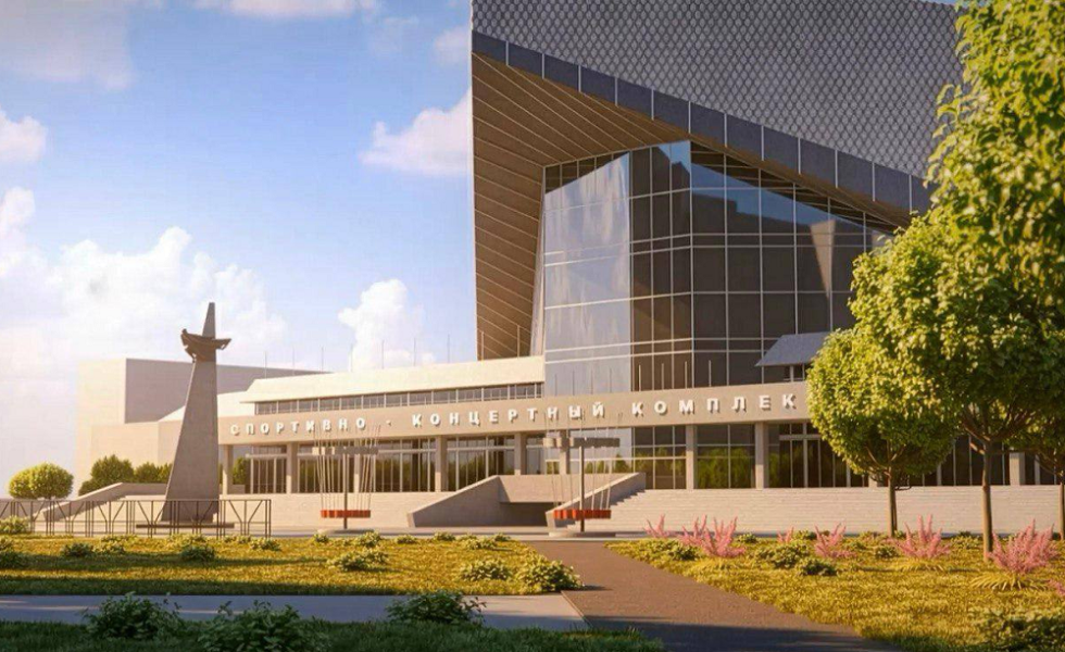 В Омске возле СКК им. Виктора Блинова появится многофункциональное общественное пространство