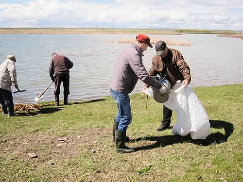В Омской области очистили более 30 км береговой линии