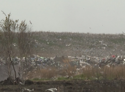 В Омске потушили Кировский полигон