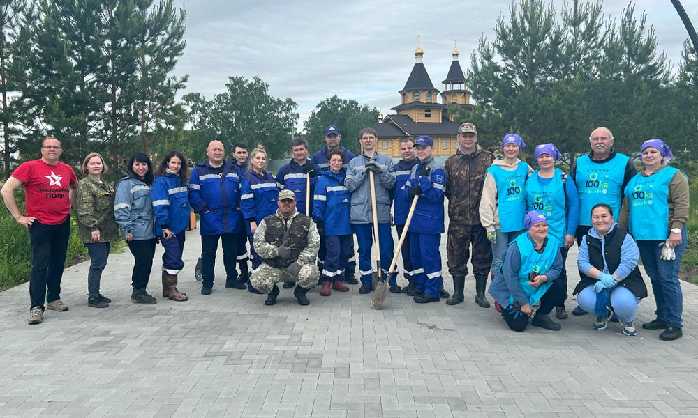 Волонтёры высадили ещё два Сада памяти в Омской области