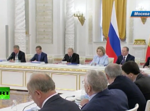 Президент России провёл в Кремле заседание Государственного совета по вопросу развития сети автомобильных дорог и безопасности движения