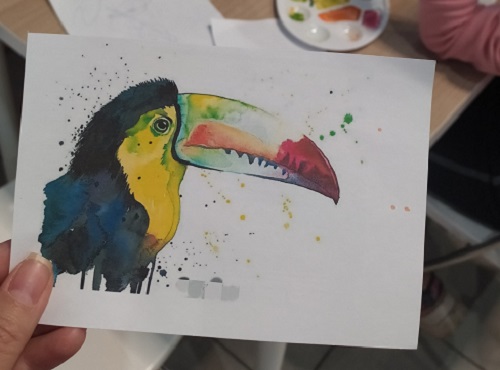 Омичей приглашают научиться акварельному скетчингу