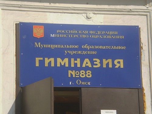 В омской гимназии потолок рухнул на десятиклассницу