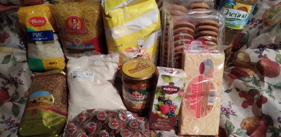 В Омской области более 100 многодетных семей получили продуктовую помощь