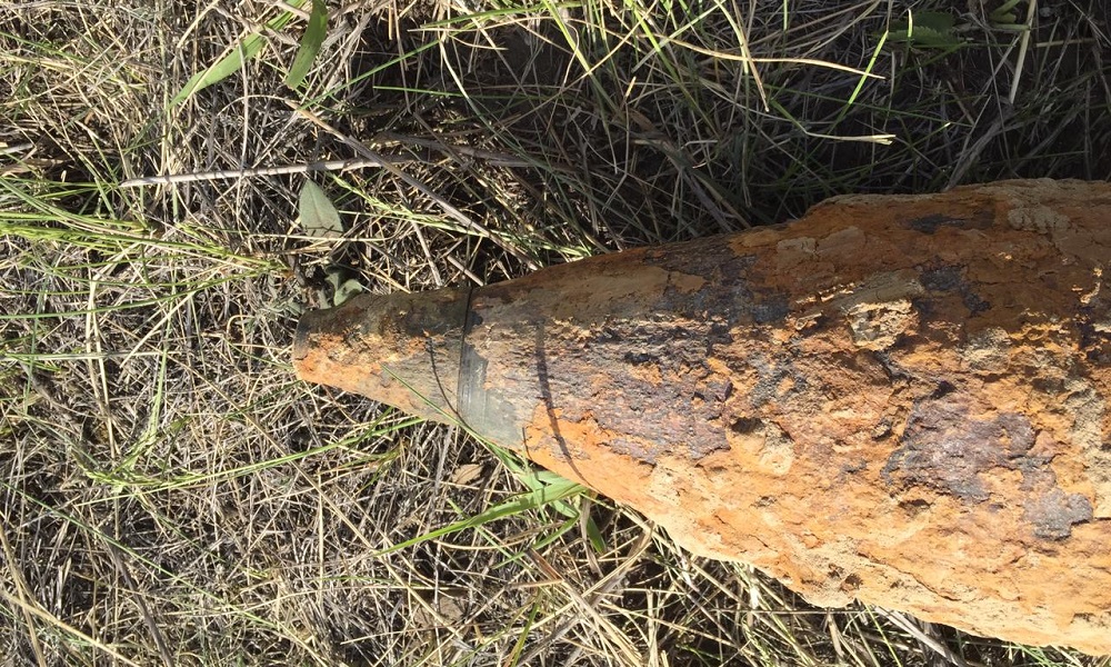 Специалисты омского ОМОН уничтожили снаряд времён Великой Отечественной войны