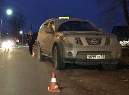 В Омске Nissan сбил насмерть женщину на "зебре"