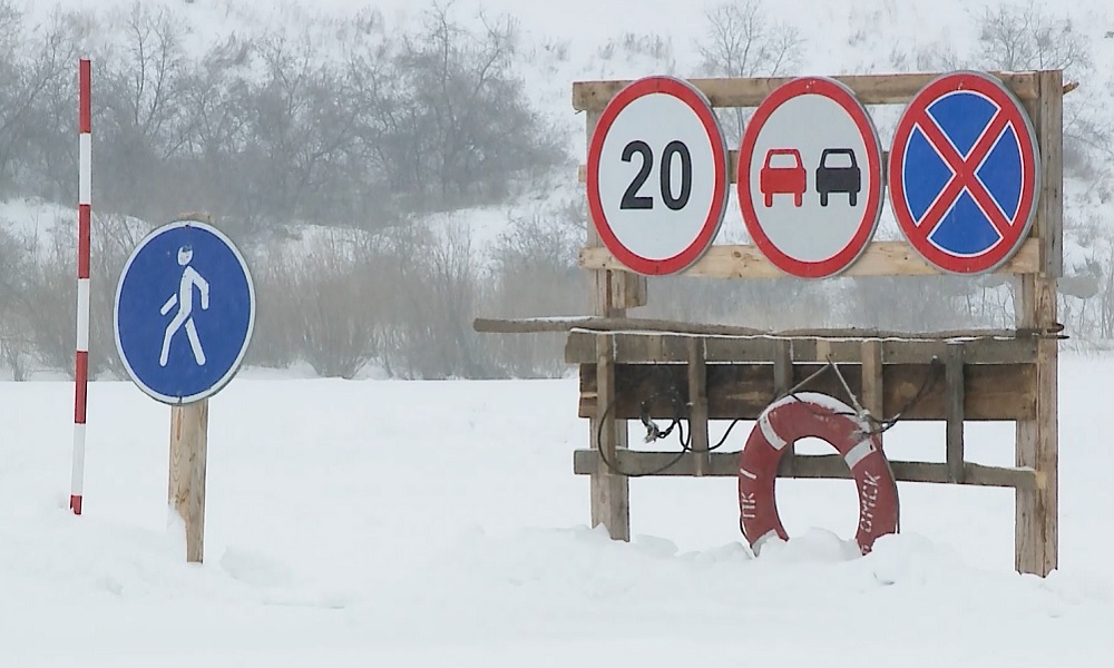 На трёх ледовых переправах региона увеличили грузоподъёмность