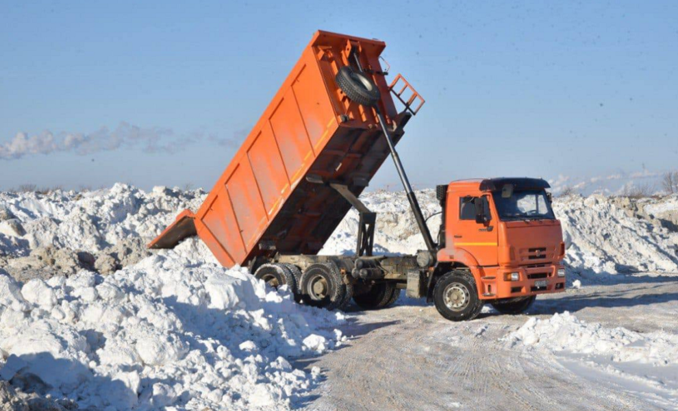 В Омске уже готовят к эксплуатации снежные полигоны