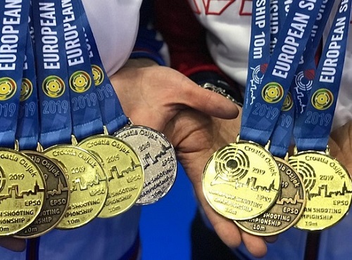 Омичи на чемпионате Европы настреляли на три медали