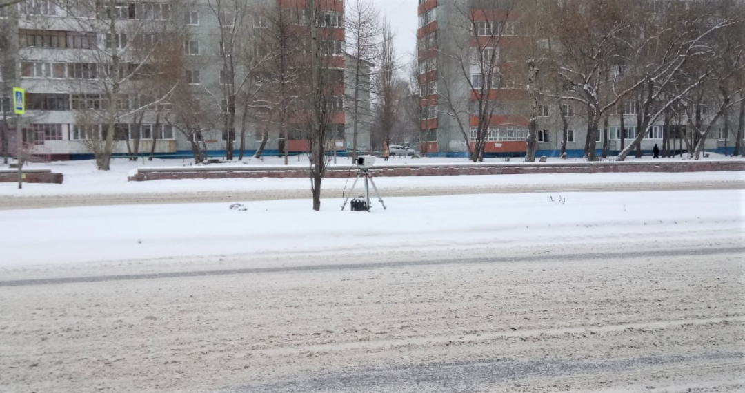 Омская ГИБДД установила передвижные камеры на улицах Ленина, Герцена и Красноярском тракте 