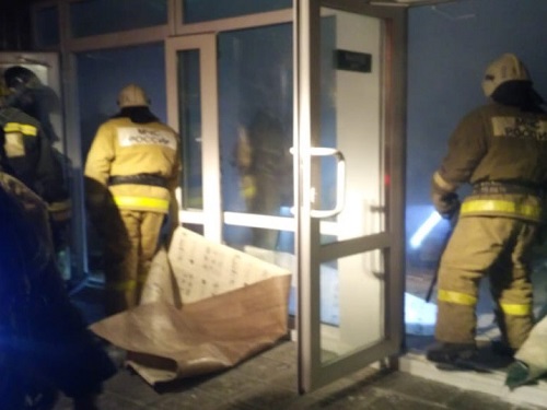 В Омске горела мечеть